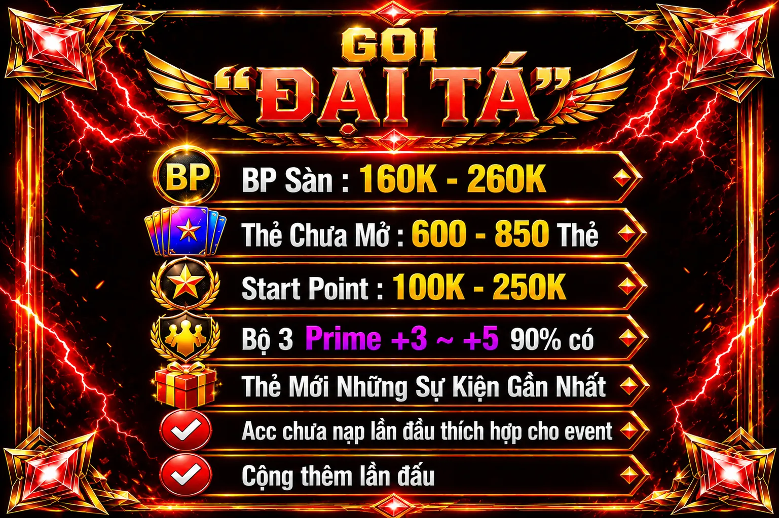 MỞ THẺ 89K UPDATE 01/06