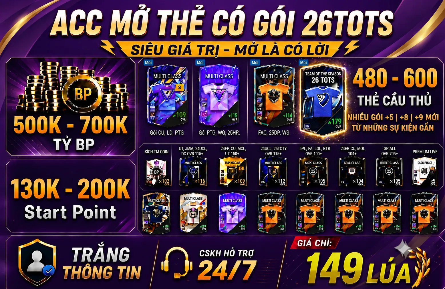 ACC 149 LÚA 26TOTS UPDATE 12/08