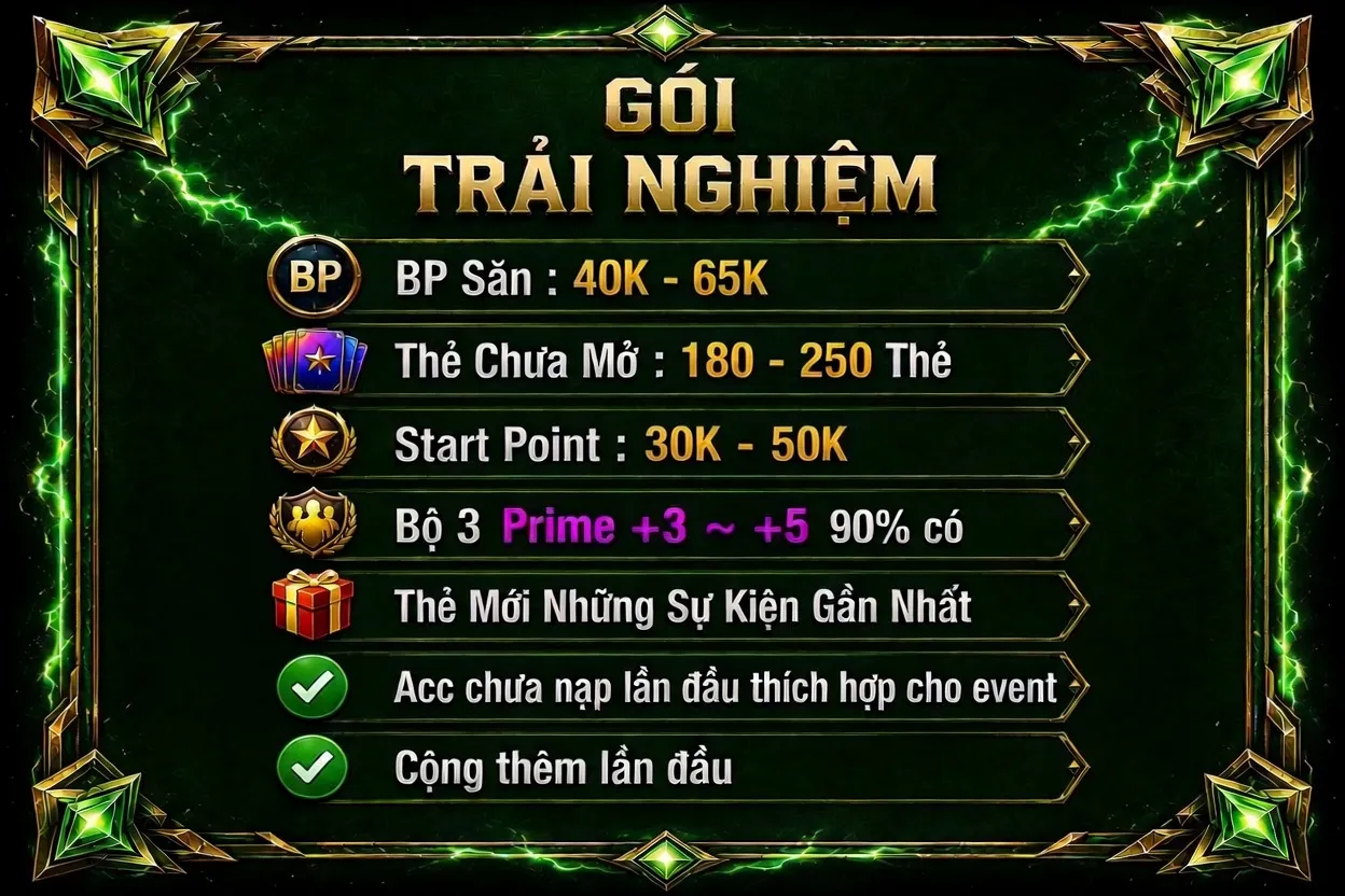 39K GÓI TRẢI NGHIỆM NEW