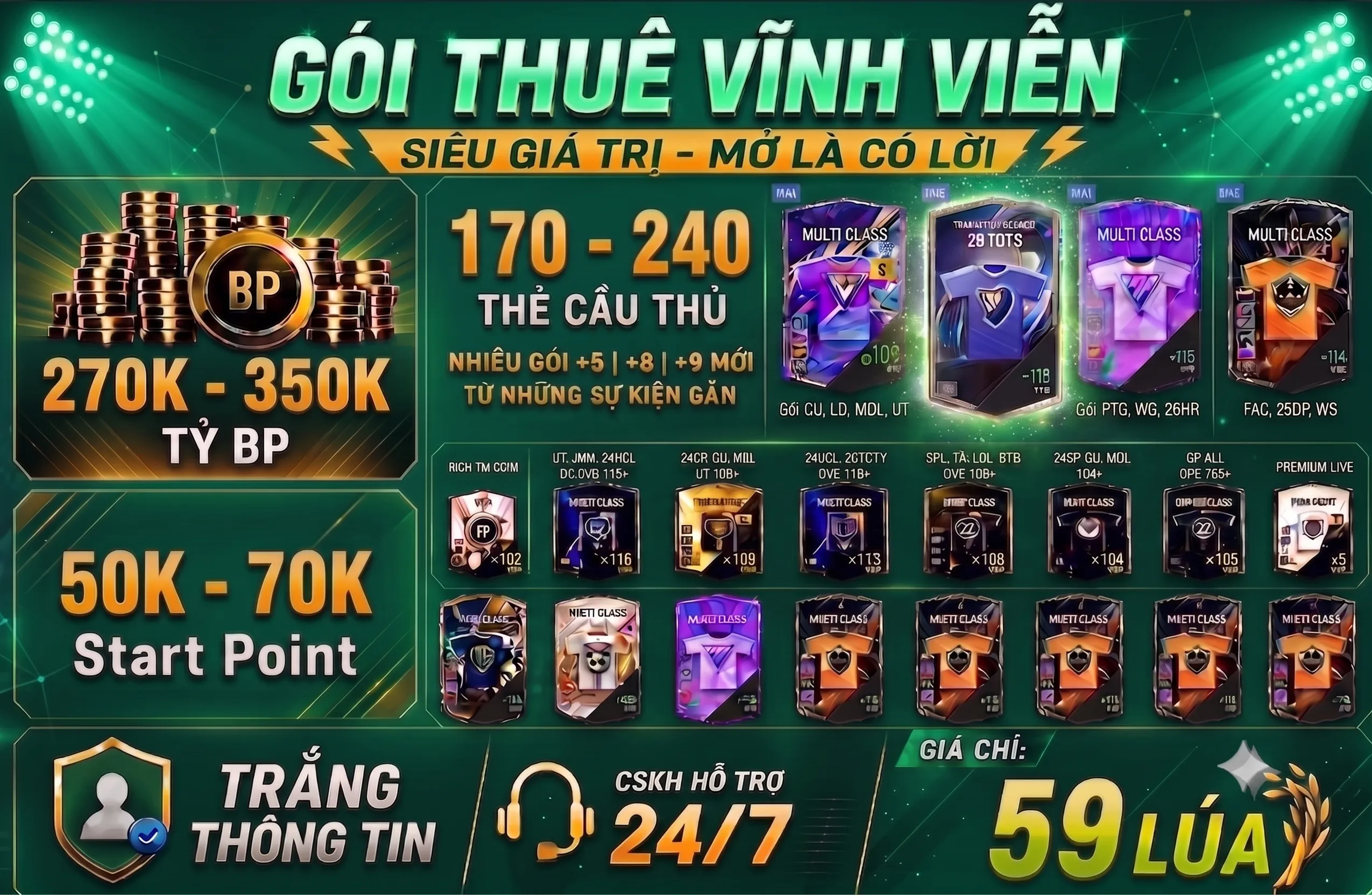 ACC 59 Lúa ( Có 26TOTS )
